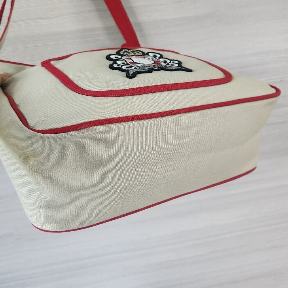 Vintage 2005 Hello Kitty Royal Crown Messenger Bag Sanrio Y2K Canvas Crossbody - Picture 8 of 16